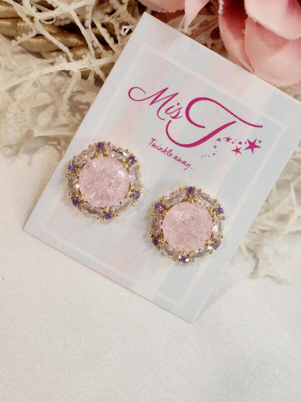 Doublet Pink Studs
