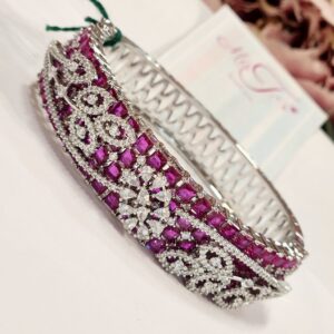Global Fashion Ruby Platinum Bracelet