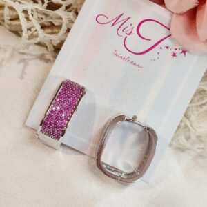Magical Ruby Hoops