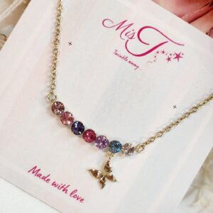 Sweet Shine Multi Gold Plated Pendant Set