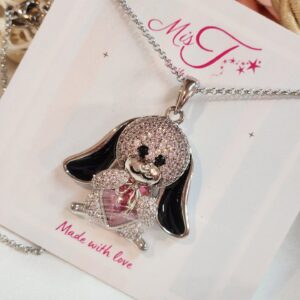 Minimal Love Platinum Plated Pendant set