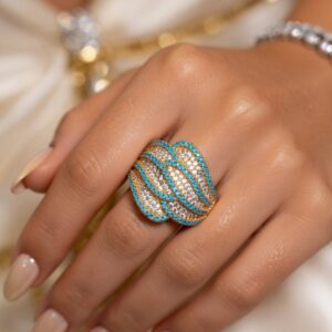 Firoza Wave Ring