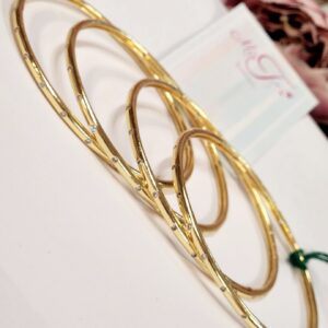 Sleek Subtle Glow Bangles (size 2.6)(size 2.6) (set of 4)