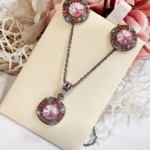 Nano Setting CZ Pendant Set
