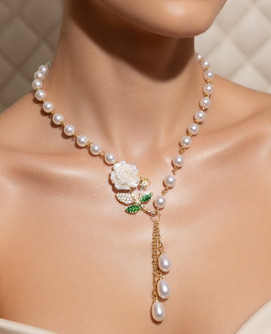 Glow Getter Floret Pearl Neckwear