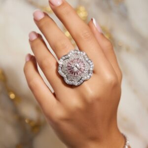 Empress Echo Blush Pink Ring