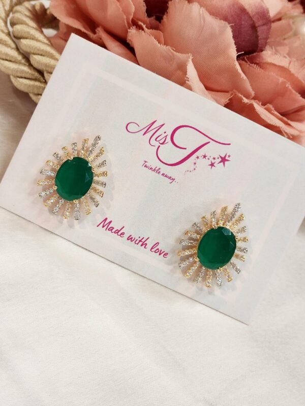 Emerald Green Betel Studs