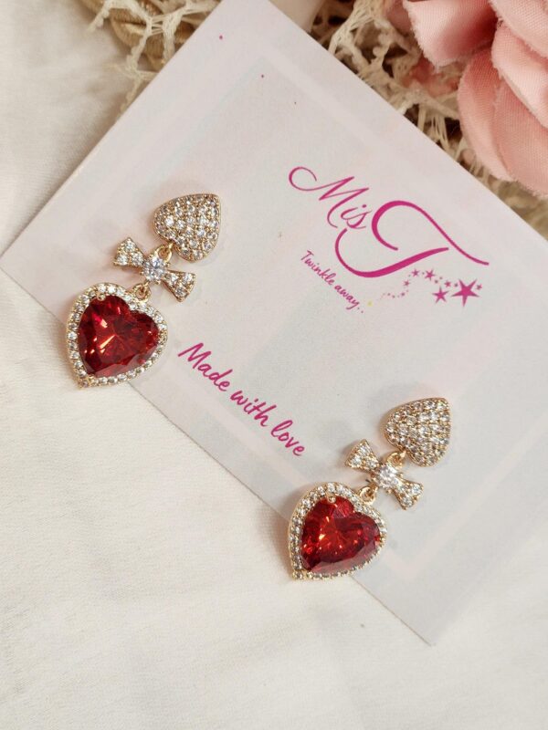 Red Heart Concept Earrings