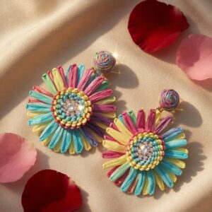 Quirky Multi  Colour Earrings