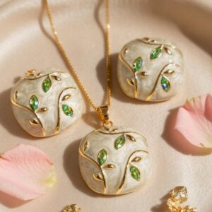 New Green Shaded Pendant Set