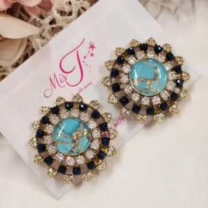 Firoza Luxe Love Studs