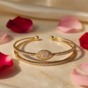 Layered Shine Kada Bracelet