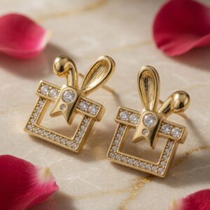 Rabbit Hat Earrings