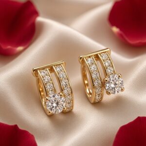 Stella Spark 18K Gold Plated Hoops