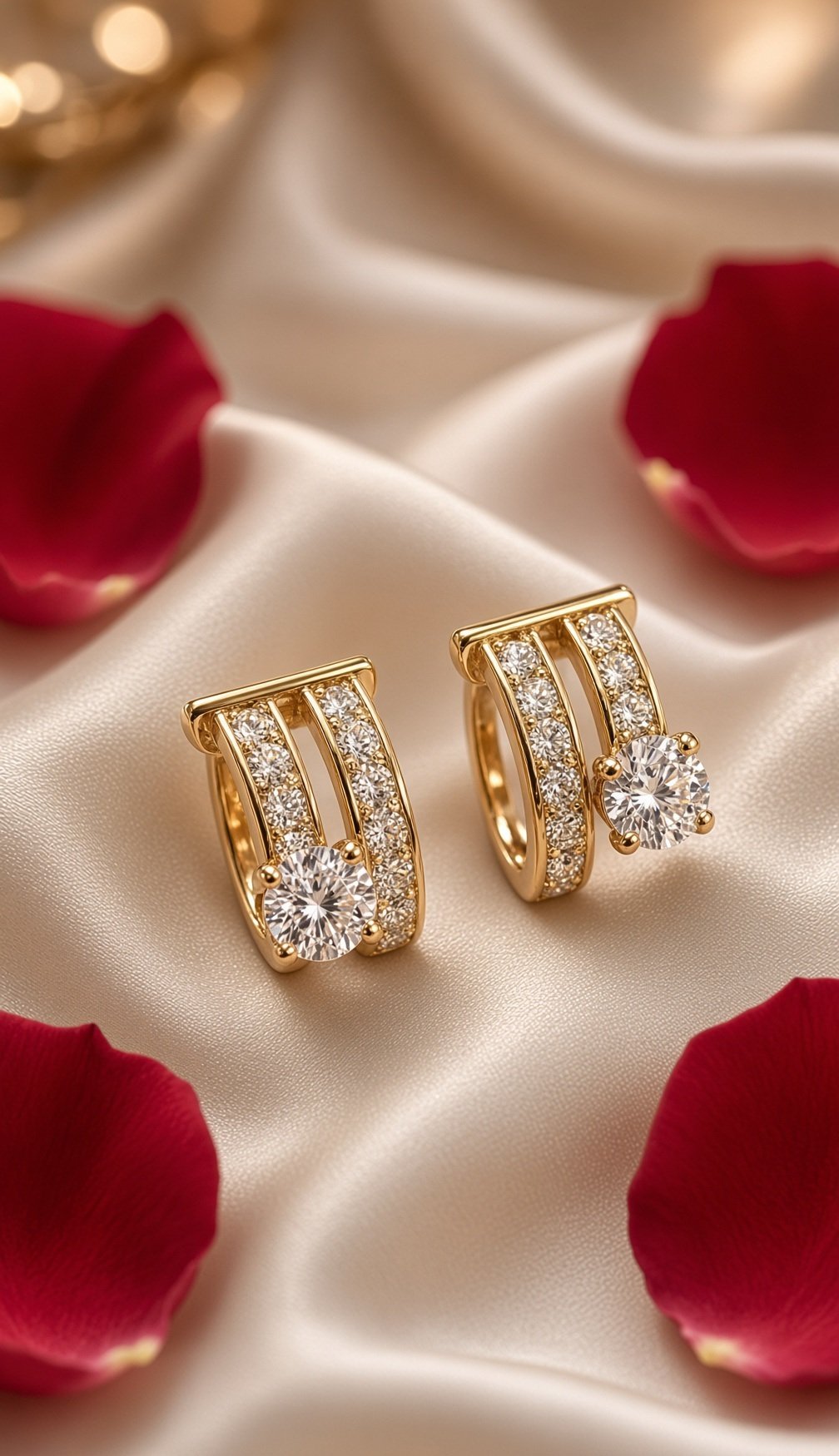 Stella Spark 18K Gold Plated Hoops