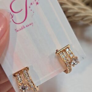 Stella Spark 18K Gold Plated Hoops