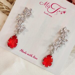 Twinkle Red Earrings