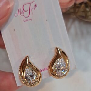 Veloura Crystal 18K Gold Plated Bali