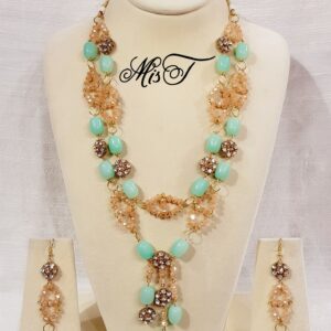 double layered pearl necklace