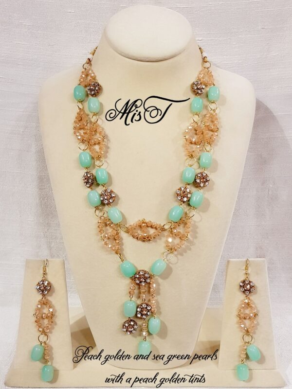 double layered pearl necklace