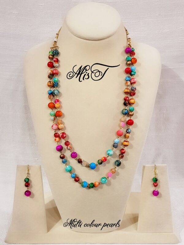 Modern multi layer necklace