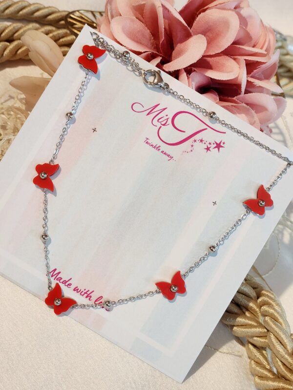 Butterfly red chain