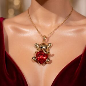 Gilded Enigma Gold Plated Pendant Chain