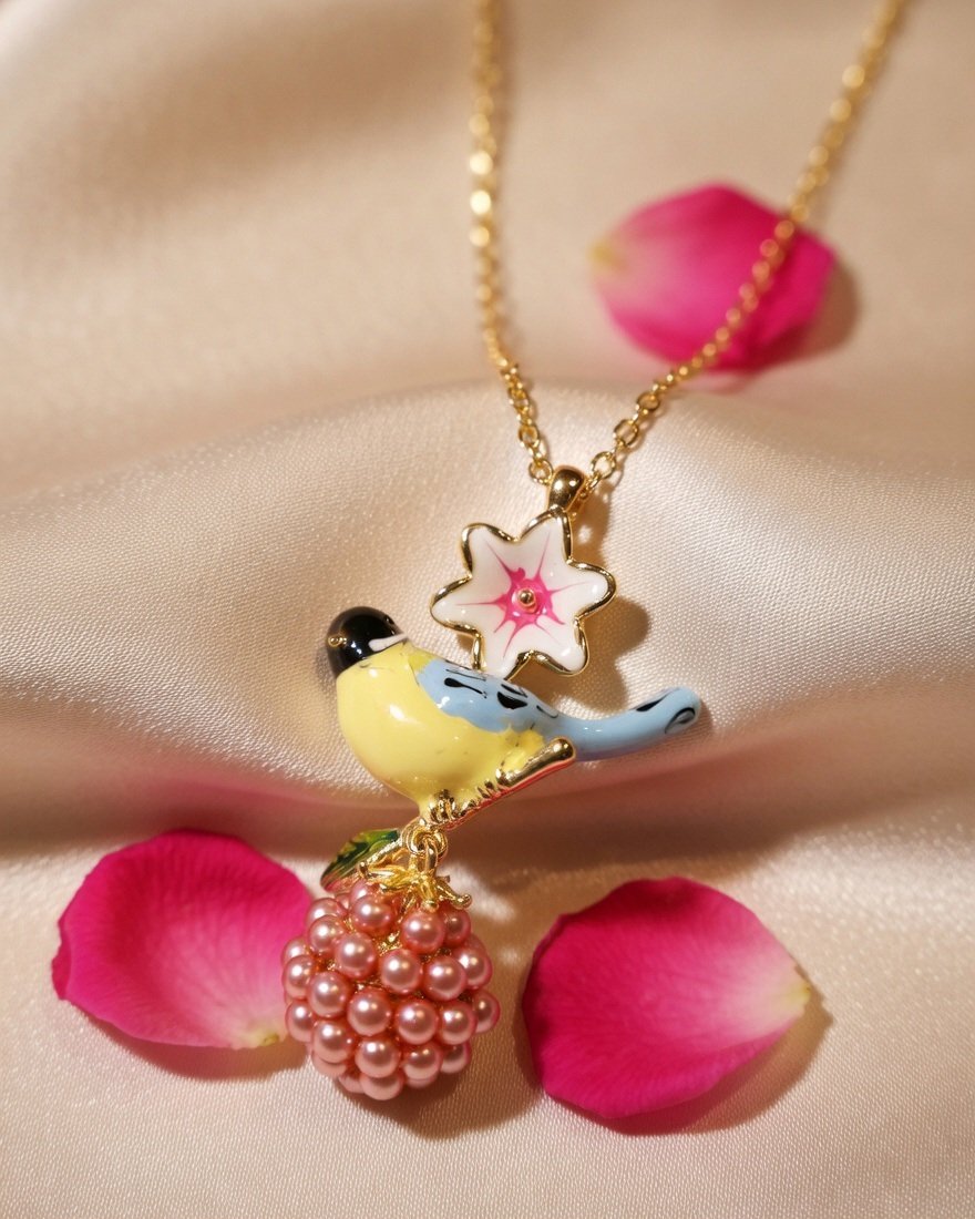 Heartspell Birdi Gold Plated Pendant Chain