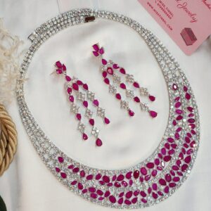 Luxury Wedding Royal Ruby Hasli Necklace