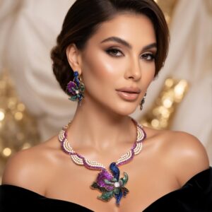 Noor-e-Rang Choker Necklace set