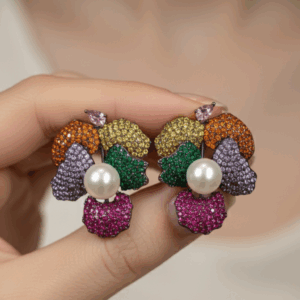 The Prism Pearl Stud Earrings