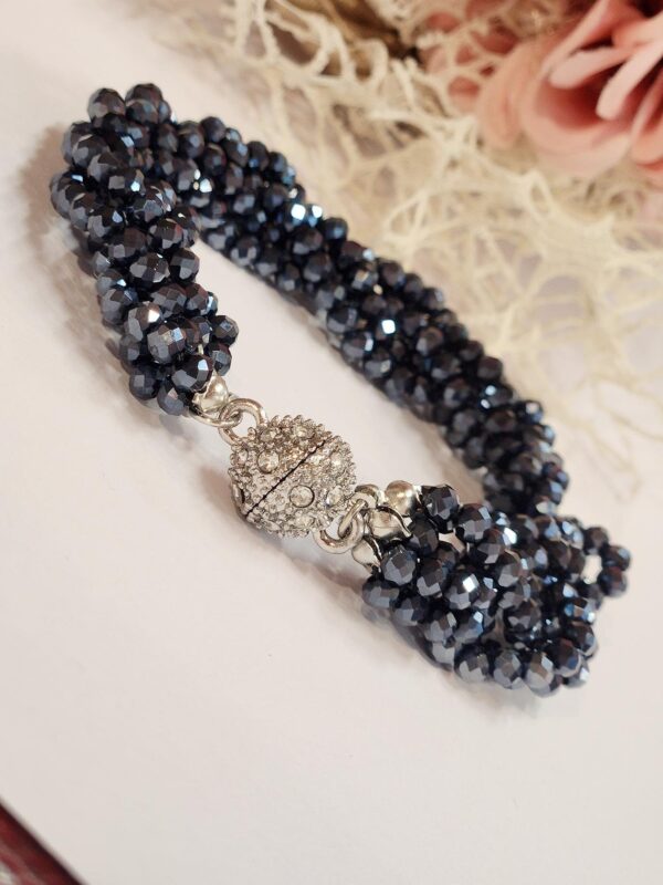 Special Double Tone Blue Magnet Bracelet