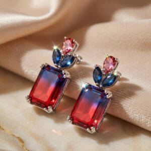 Shaded Blue-Red Studs