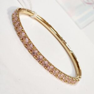Must Have Luxury Blush Pink Gold Finish Bracelet