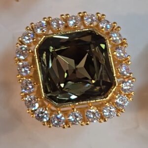 Glowing Grey Gorgeous Ring