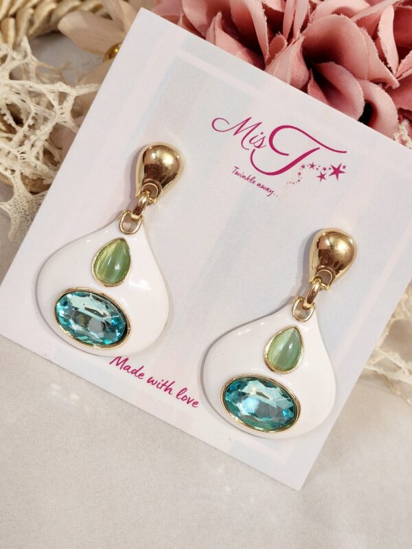 Bling pot earrings