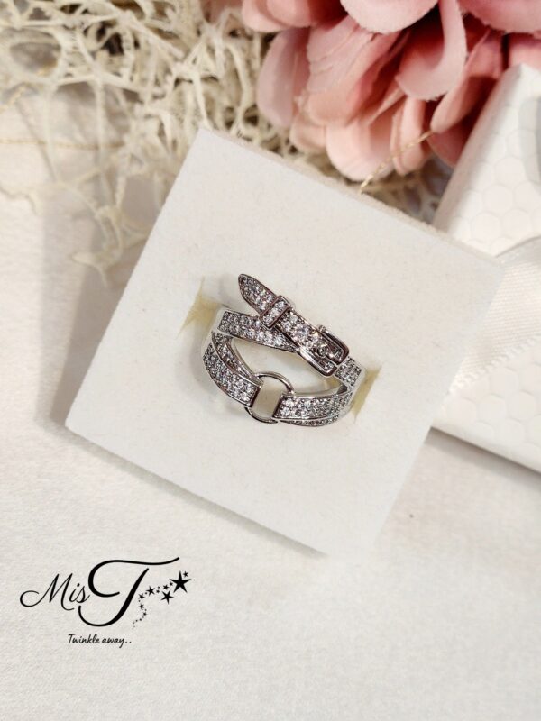 Belt Stack Silver Ring