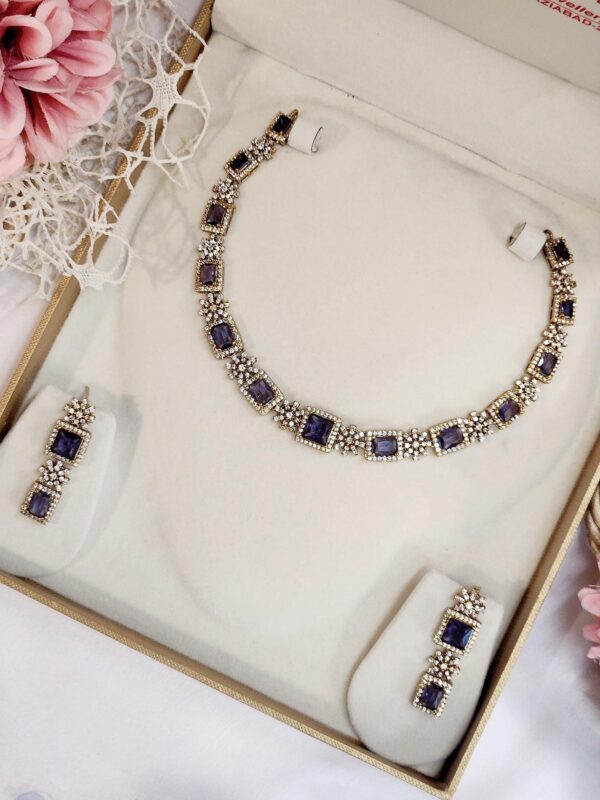 Amethyst Neckline Set