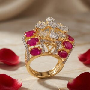 Ruby Treasure Trunk Ring