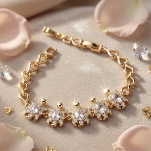 The Golden Honu Sea Turtle Charm Tennis Bracelet-Gold Finish