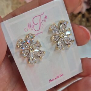 Radiant Spark Stud Earrings