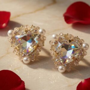 Wine Red Jacket Studs