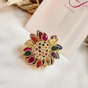 Flexible Petals Multi Daisy Ring