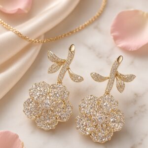 Imperial Radiance Cz Mid Length Earrings