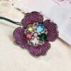 Royal Ruby Multi Flower Ring
