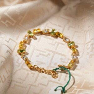 Glow Muse Peridot Green Topaz Yellow Bracelet