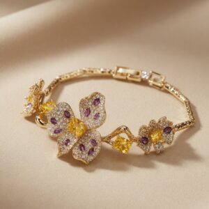 Rare Topaz Purple Regal Bracelet