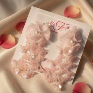 Pretty Pink Tassel Earrings