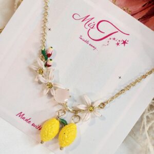 Urban Flora Fruit Pendant Necklace Chain