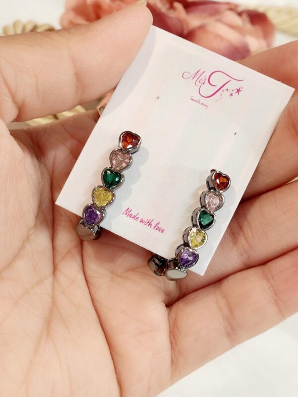 Heart Box Hoops